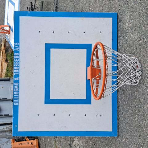 Basketball kurv m/plate