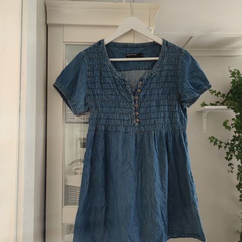 Demin bluse/topp str M