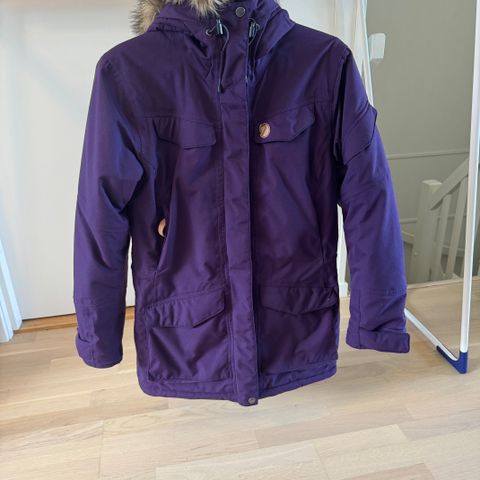 Fjellreven vinter parkas