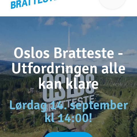 Startnummer til Oslos Bratteste