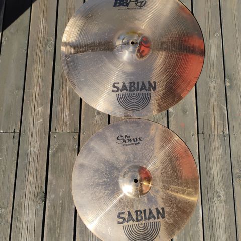 Sabian ride og crash