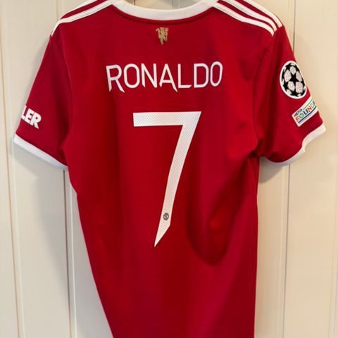 Manchester United 2021/22 Hjemme Cristiano Ronaldo Fotballdrakt (L)