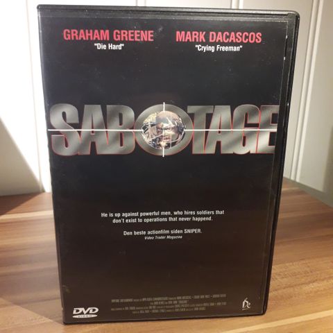 "Sabotage" (norsk tekst) 1996 film DVD