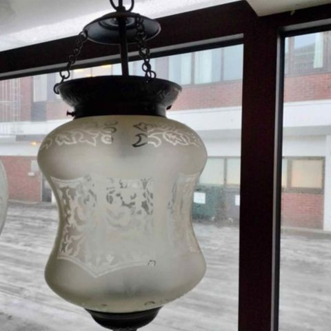 Måne lampe liten