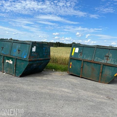 2STK CONTAINERE 10M3, avsluttes 07.08