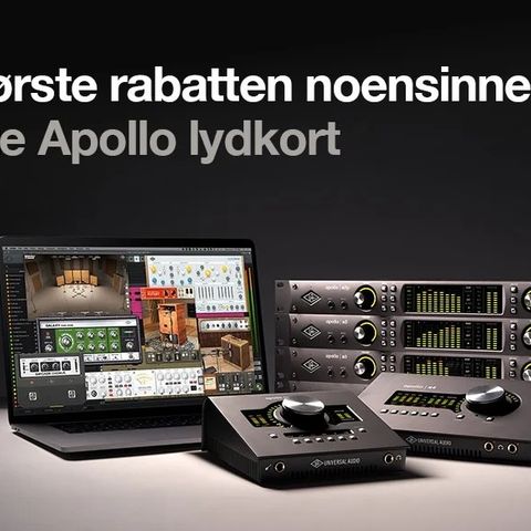 Universal Audio Apollo-lydkort-få store rabatter + UAD Bonus plug-ins