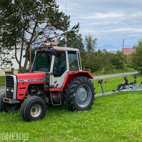 1984 Massey Ferguson 690 Turbo MVA FRI TRAKTOR, avsluttes 07.08