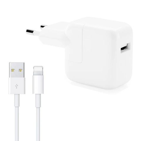 Apple 10 W lader med lightning kabel originalt