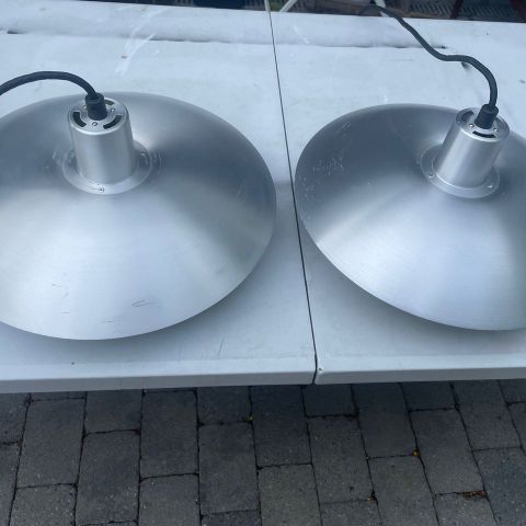 Louis Poulsen PH 4/3 rå aluminium taklamper( har to)- hent eller få sendt