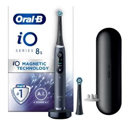 Oral-B iO Series 8S elektrisktannbørste, Black Onyx