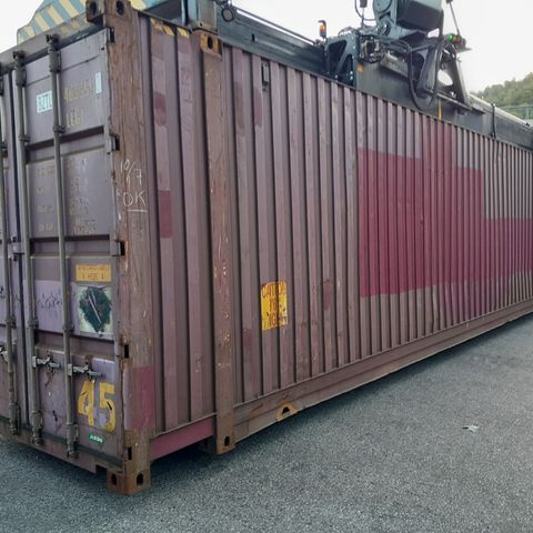 PÅ LAGER: Brukte 45 ft HCPW Container. Oslo