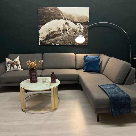 GRATIS LEVERING - KUPP! Nyrenset Construct design hjørnesofa fra Skeidar