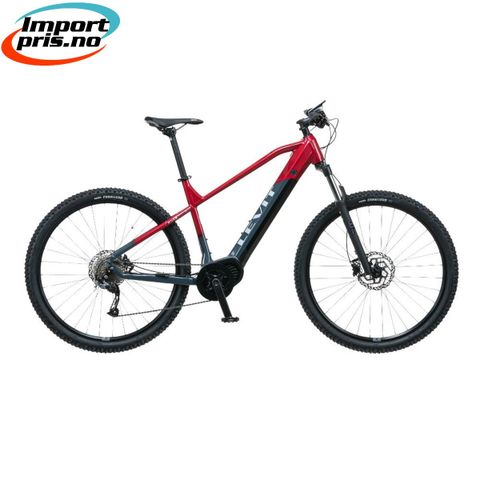 TILBUD! Mountain E-Bike Levit Muan BF3 Overstep 630 - burgunder