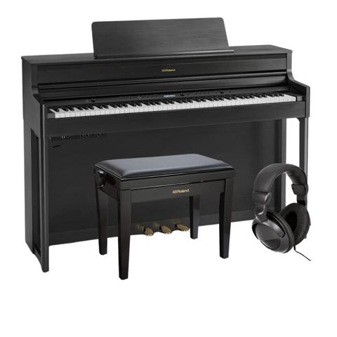 Roland HP704 Sort Matt Digitalt Piano - Super Pakkepris - Fri Levering