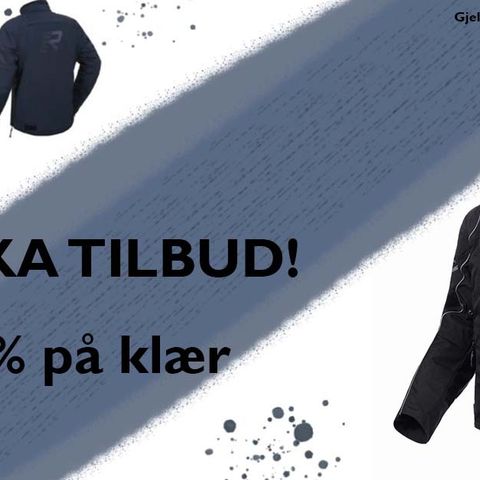 Tilbud! 25% På alt av Rukka MC-Klær