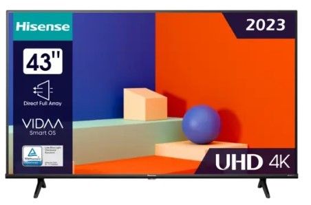 (SPAR 20%) Hisense 43" 4K UHD LED TV 43A6K