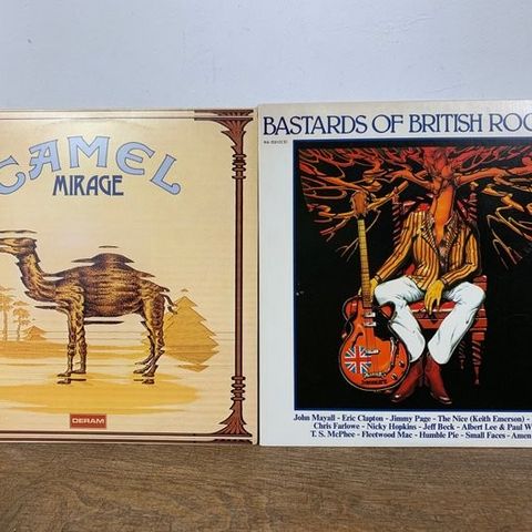 Camel - Mirage. Bastard Brithish Rock Vol1.1 - Flere titler - Vinylplate - 1978