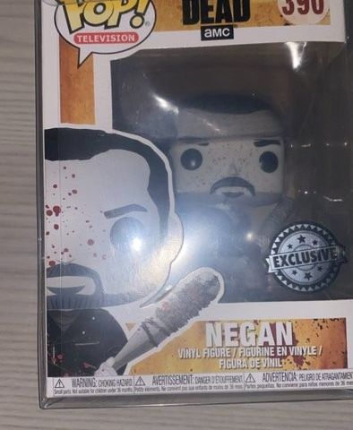 Funko  - Funko Pop The Walking Dead Negan #390 Bloody Black and White