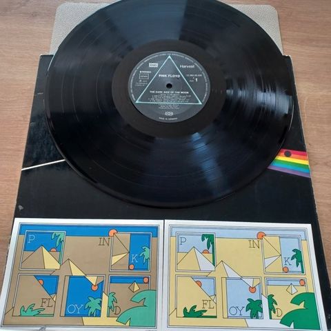 Pink Floyd - 1st German Press-Dark Side of the Moon-postcards - LP - 1st Pressin