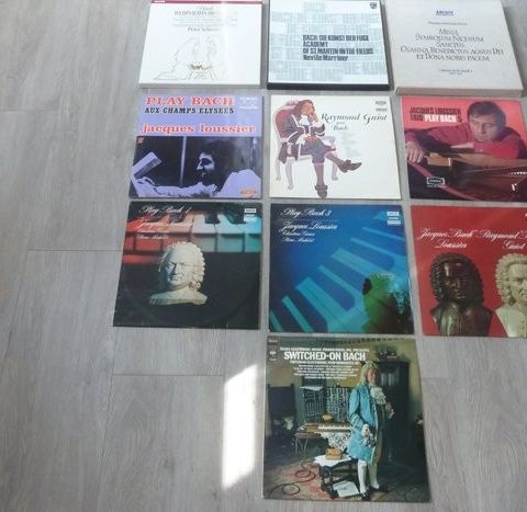 Baroque  lot with 3 Johan Sebastian Bach  boxes  & 7 unique jazzy /electronic Ba