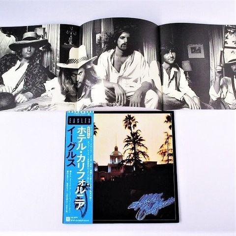 Eagles - Hotel California - LP - Japansk trykkeri - 1976