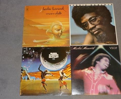 Herbie Hancock - Lot of 4 Classic Jazz Albums - incl. Double Album - Vinylplate 