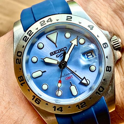 Klokkebua Explorer GMT 2 Blue