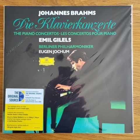 Johannes Brahms / Emil Gilels / Eugen Jochum - Die Klavierkonzerte [Deutsche Gra