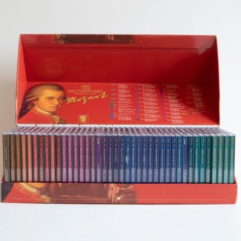 Wolgang Amadeus Mozart - The Masterworks 40 CD  Box Set - Flere titler - CD-boks