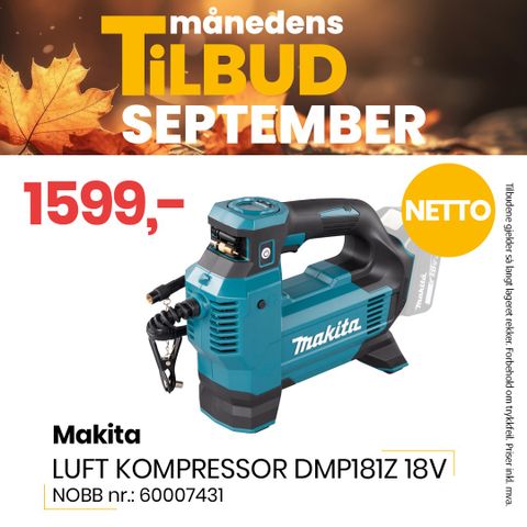 Makita Kompressor DMP181Z 18V