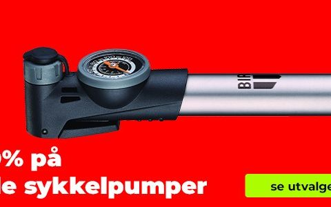 Alle Sykkelpumper 50%