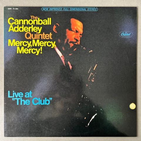 Cannonball Adderley - Mery, Mercy, Mercy! live At The Club (1st pressing!) - Vin