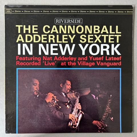 The Cannonball Adderley Sextet - In New York (1st Dutch PROMO!) - Vinylplate sin