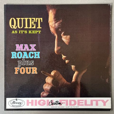 Max Roach plus four - Quiet As It’s Kept (1st mono!) - Vinylplate singel - 1st M