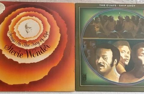 Stevie Wonder, The O'Jays - 2 x albums - Songs In The Key Of Life & Ship Ahoy - 