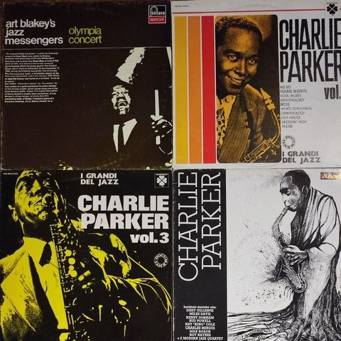 Art Blakey, Charlie Parker - 4 Lp Album - LP-album (flere elementer) - 1974