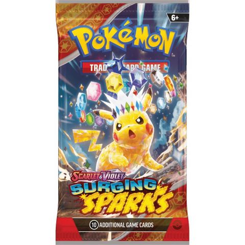 Forhåndsbestilling - Pokemon Surging Sparks: Booster Pakker