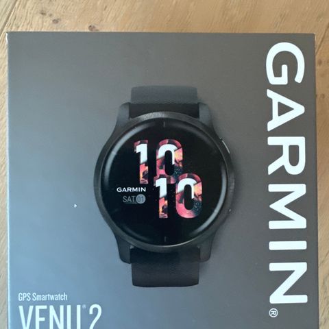 Garmin Venu 2 45 mm smartklokke, svart/skifer