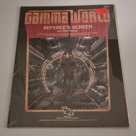 Gamma World RPG rollespill (TSR / Wizards of the Coast)