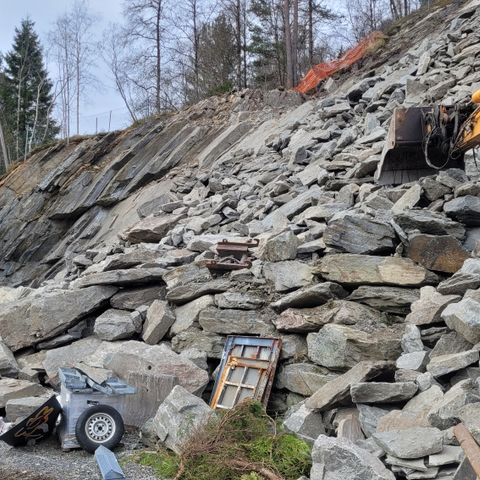 TREN MED STEIN OG SLEGGE