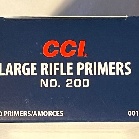 Cci Large Rifle tennhetter