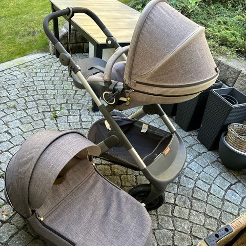 Stokke Trailz - sittedel + vognbag