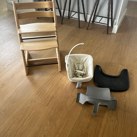 Stokke Tripp trapp naturlig eik