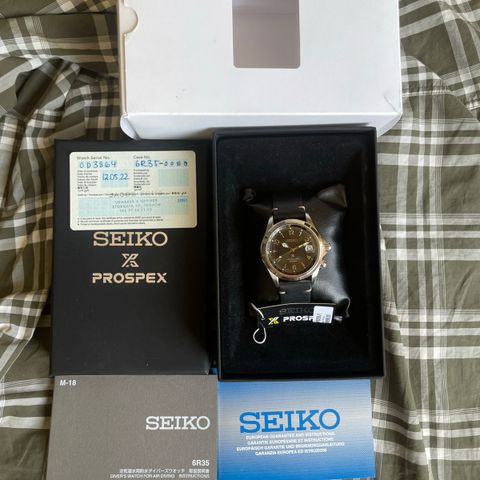 Seiko alpinist SPB209J1 selges