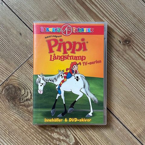 PIPPI LANGSTRØMPE - tegnete TV-serien  fra 1997, 7 timer ! (DVD) - Som Ny !