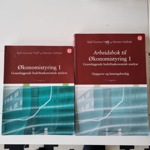 Økonomistyring 1 + arbeidsbok