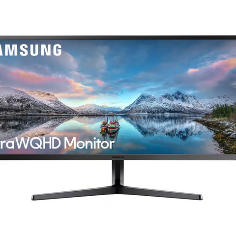 Samsung skjerm S34J550WQU 34.1" 3440 x 1440 21:9 VA 60Hz