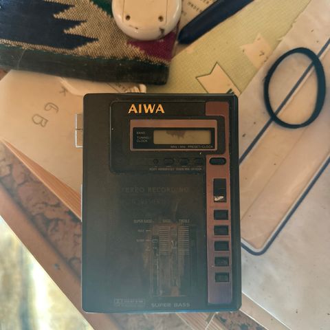 Aiwa walkman eldre type