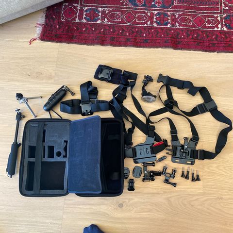 Gopro tilbehør med bag