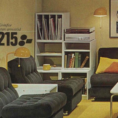 Vintage IKEA lounge stol